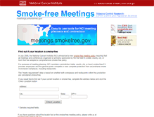 Tablet Screenshot of meetings.smokefree.gov